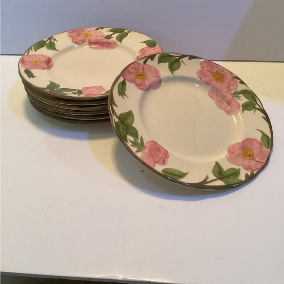 FRANCISCAN DESERT ROSE Luncheon Salad Dessert Plate Staffordshire England - Picture 3 of 5